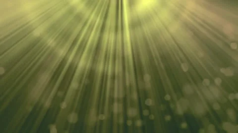 Yellow Glowing Particles And Rays Animation Loop  Stock-Footage 221950794