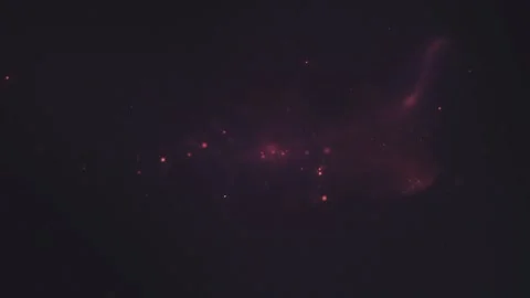 Yellow Glowing Particles Animation Loop  스톡 동영상 237654123