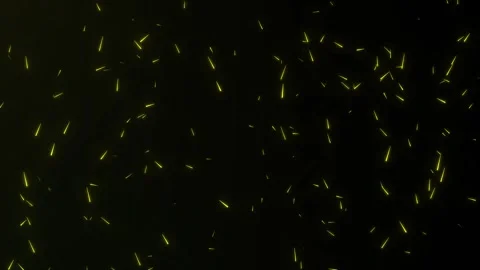 Yellow Glowing Particles Background | Bright Motion Design Stock Footage 318539423