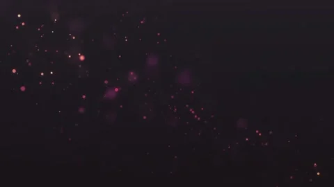 Yellow Glowing Particles Flying Animation  Stock Footage 238688034