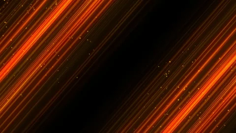 Yellow Glowing Particles with Line Video Animated Background Stock Footage 341665808