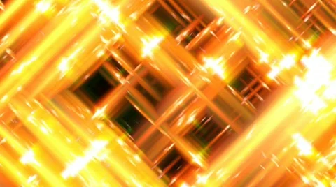 Yellow &amp; gold net background - digital animation Stock Footage 108474