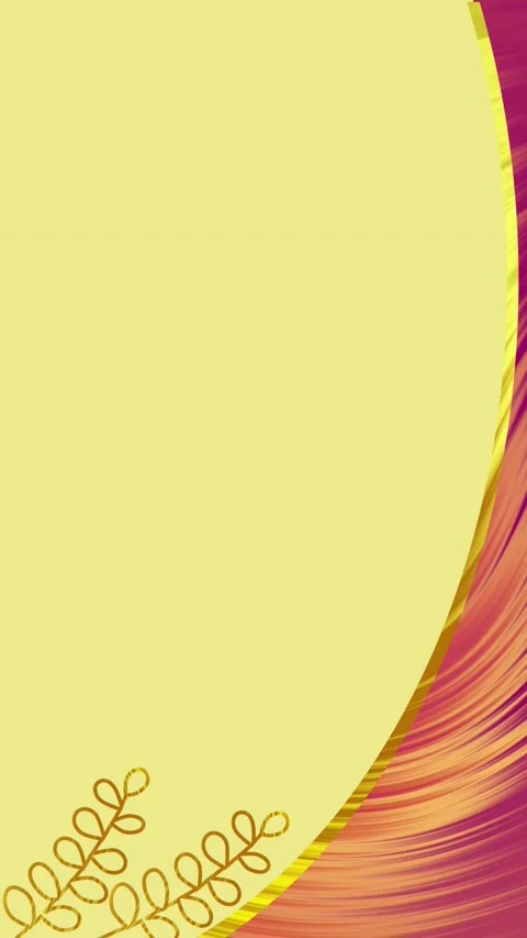 Yellow gold red animated template with golden lines for social networking . Stock Footage 238526504