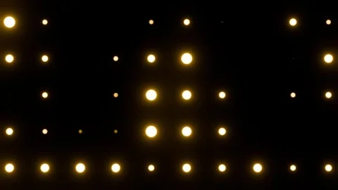 Yellow golden flashlights for scene or show VJ loop animation background Stock Footage 336258448