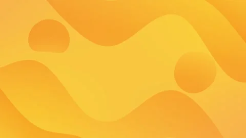 Yellow gradient animation with wavy shapes, minimalist looping background. Stock Footage 286412315