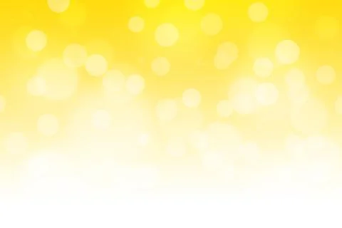 Yellow gradient background with bokeh. Stock Illustration