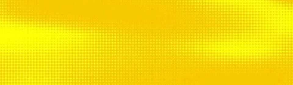 Yellow gradient background, comic halftone dots Illustrazione stock