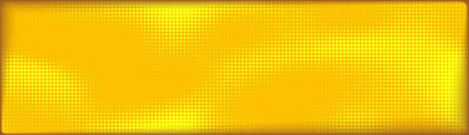 Yellow gradient background, comic halftone dots Stock Illustration