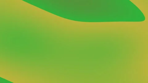 Yellow gradient background with green rounded shapes in corners Stock Footage 328914475