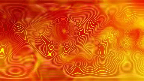Yellow gradient background with liquid curvy wave flowing Stock Illustration