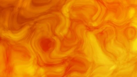 Yellow gradient background with liquid curvy wave flowing. Stock Illustration