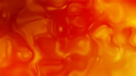 Yellow gradient background with liquid curvy wave flowing. Stock Illustration