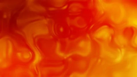 Yellow gradient background with liquid curvy wave flowing. Stock Illustration