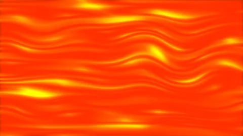 Yellow gradient background with liquid curvy wave flowing. Stock Illustration