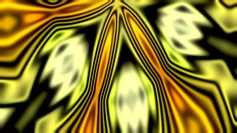 Yellow gradient blue abstract background in kaleidoscope Video stock 204038466