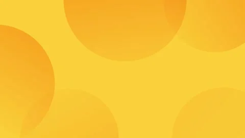 Yellow gradient circles on white, minimalist looping animation background. Stock Footage 286411455