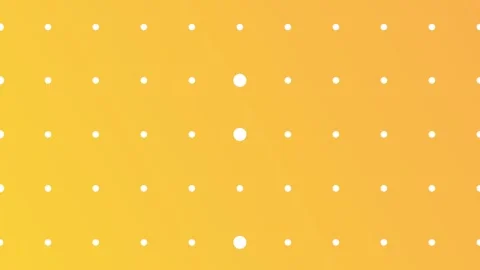 Yellow gradient with dots grid, seamless looping animation. Stock Footage 286419610