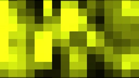Yellow Gradient Pixel Grid Animated Background Stock Footage 308539125