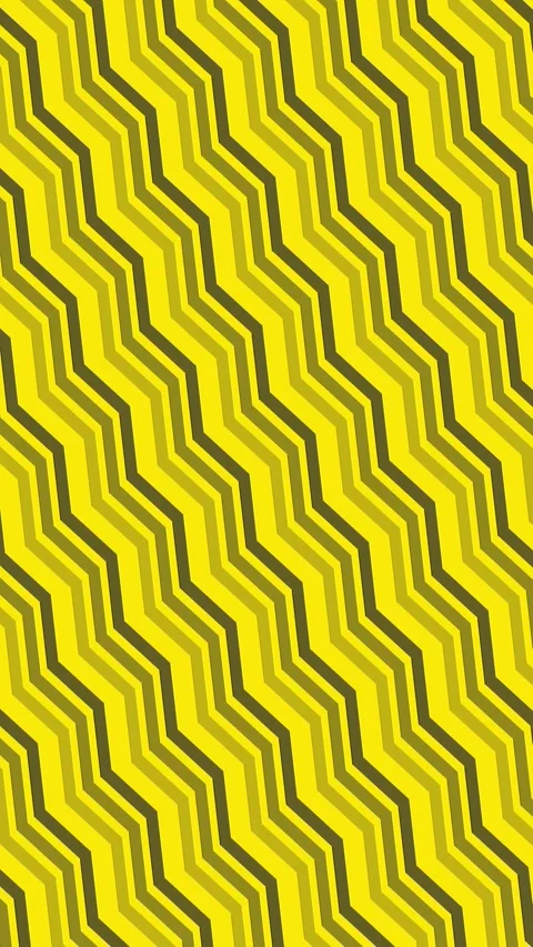 Yellow Gradient Texture Wavy Retro Groovy Zig Zag Seamless Pattern Vertical Stock Footage 310351991