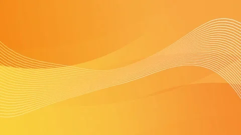 Yellow gradient with wavy lines, modern minimalist looping animation. Stock Footage 286413137