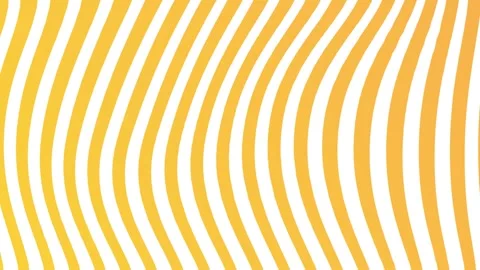 Yellow gradient wavy stripes, seamless looping. Stock Footage 286418151