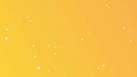 Yellow gradient with white shapes, seamless looping. Stock Footage 286416602