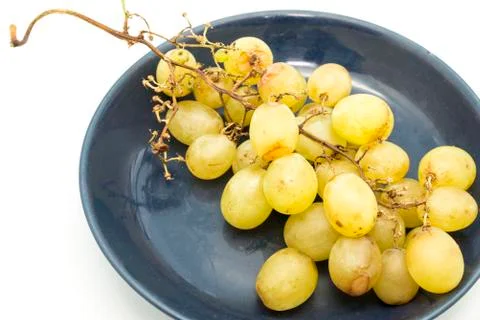 Yellow grapes 스톡 사진