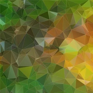 Yellow green abstract Two-dimensional colorful background Stock Illustration