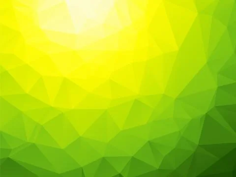 Yellow green bio background Stock Illustration