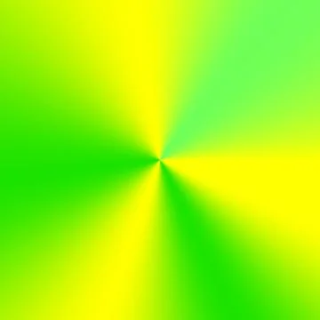 Yellow-green conical gradient Illustrazione stock