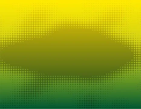 Yellow green dot halftone gradient background Stockillustratie