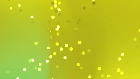 Yellow green gradient backdrop with glowing bokeh Video stock 335258877