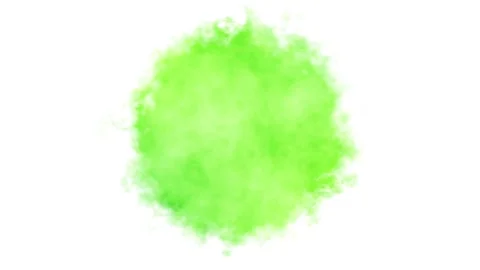 Yellow-green ink bleeding animation Stock Footage 311899208