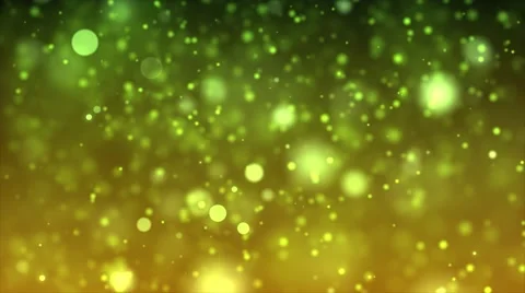 Yellow &amp; Green Orbs Stock Footage 51617332