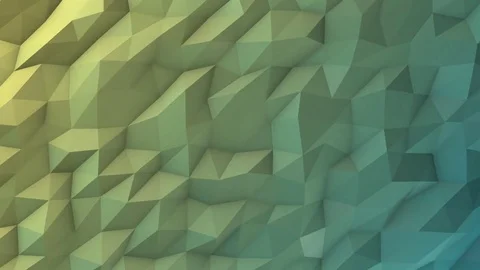 Yellow green polygonal background loop Stock Footage 81156549