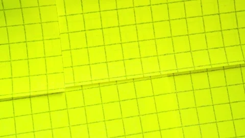 Yellow Grid Paper Texture Square Pattern Abstract Background Stock Footage 334130422