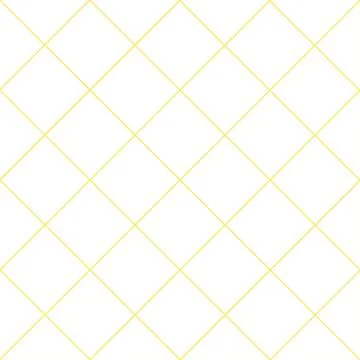 Yellow Grid White Diamond Background Stock Illustration