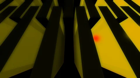 Yellow grind motion Stock Footage 99724905