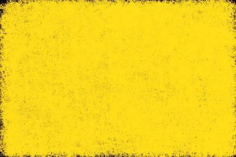Yellow grunge background. Old paint texture Фото