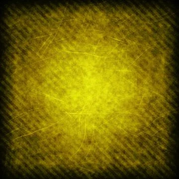Yellow grunge striped background or texture Stock Illustration