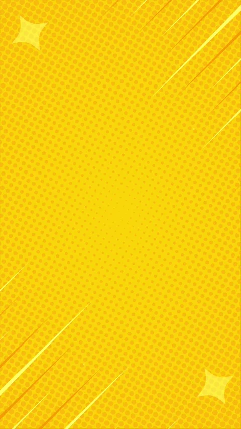 Yellow halftone comic vertical background animation with fast tapering lines Stock-Footage 335216903