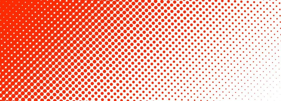 Yellow halftone corner gradient texture. Fading cartoon polka dot background Stock Illustration