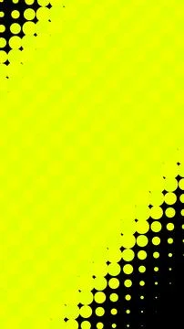 Yellow Halftone Dot Pattern Vertical Background Stock-Illustration