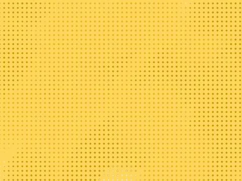 Yellow Halftone Dot Texture Abstract Background Stock Illustration