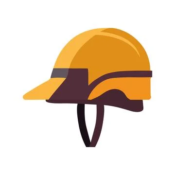 Yellow halmet design Stock Illustration
