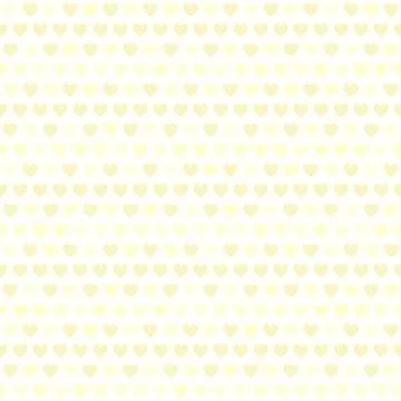 Yellow heart pattern. Seamless vector Stock Illustration
