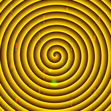 Yellow helix Stock Illustration