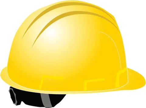 Yellow helmet Stock Illustration