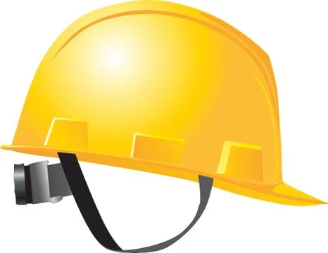 Yellow helmet Stock Illustration