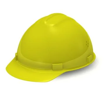 Yellow helmet Illustrazione stock
